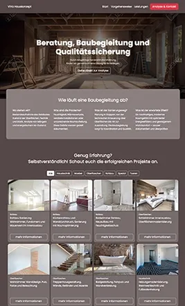 Website Relaunch ViVa Hauskonzept